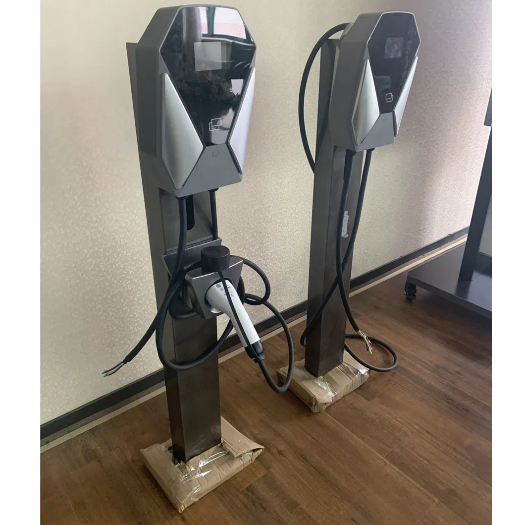 European Standard Type 2 Electric Vehicle Charging Pile 3 Phase 16A 11kw EV Home Charger with 4G APP