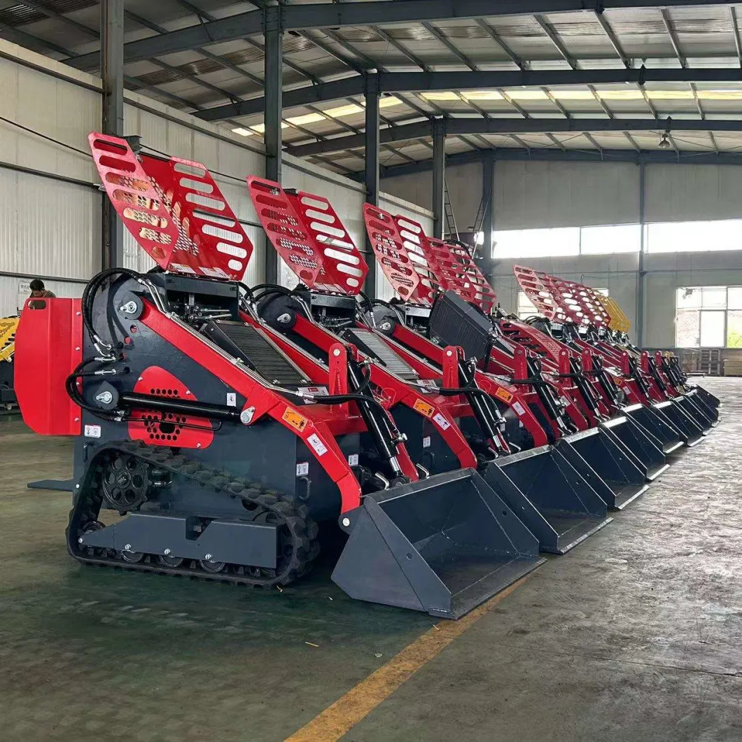 Free Shipping Chinese Skid Steer Loader CE Euro5 EPA Engine Kubota Skidsteer Loader Electric Diesel Loader