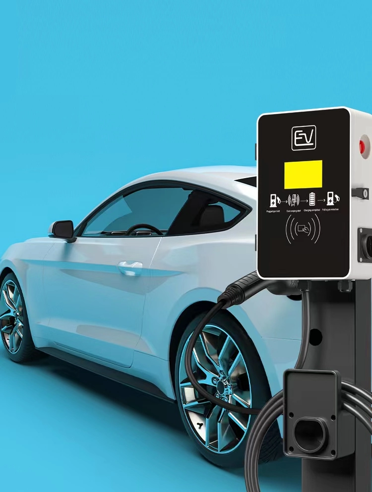 New Business EU Standard Electric Vehicle Charging Pile Wall Box 11kw Type 2 Charging Station, with CE Certificate to Facilitate The Charger for The Car at Home