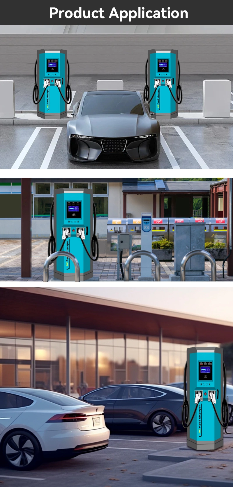 Electric Vehicle DC Fast EV Charger 180kw 240kw Floor Mounted Installation Wholesale EV Charging Station