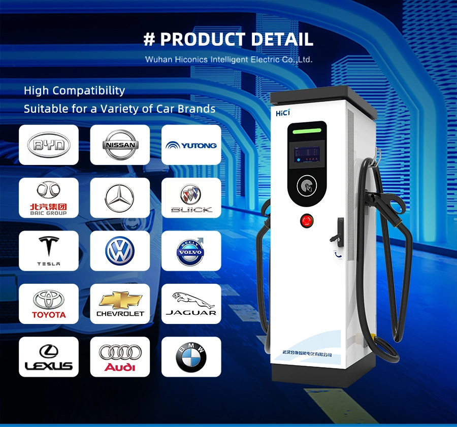 Hici China Manufacturer Fast Charging Station DC EV Charger for Bus Station Gas Station