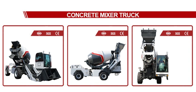 New Type Self Loading Concrete Mixer Vehicle