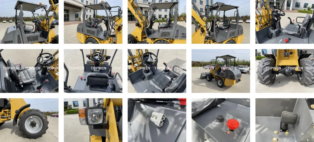 Small Electric Wheel Loader Mini Battery Powered Wheel Loader