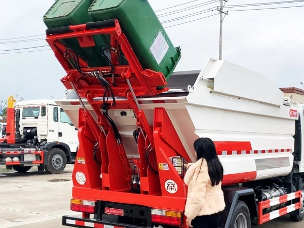 Brand New Isuz-U 5m3 Rear Loading Garbage Compactor Truck Compression Docking Refuse Collector Special Vehicle