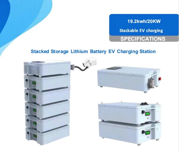 Portable Power Storage EV Charging Station Stacked Battery Charger