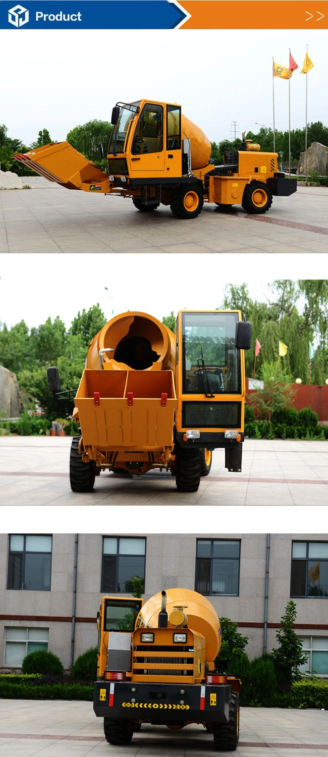 1.2 M3 Diesel Mobile Self-Loading Cement Mixer Vehicle