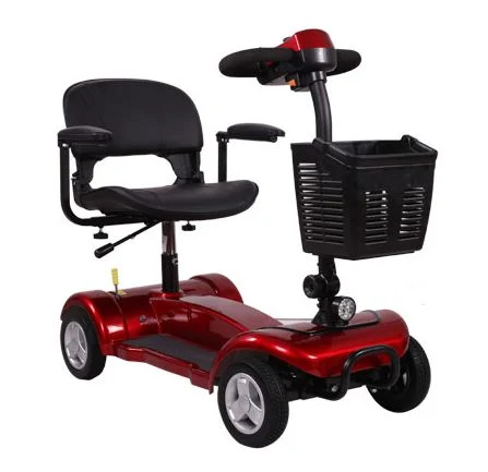 Low Price Four Wheel Electric Mobility Scooter with Basket