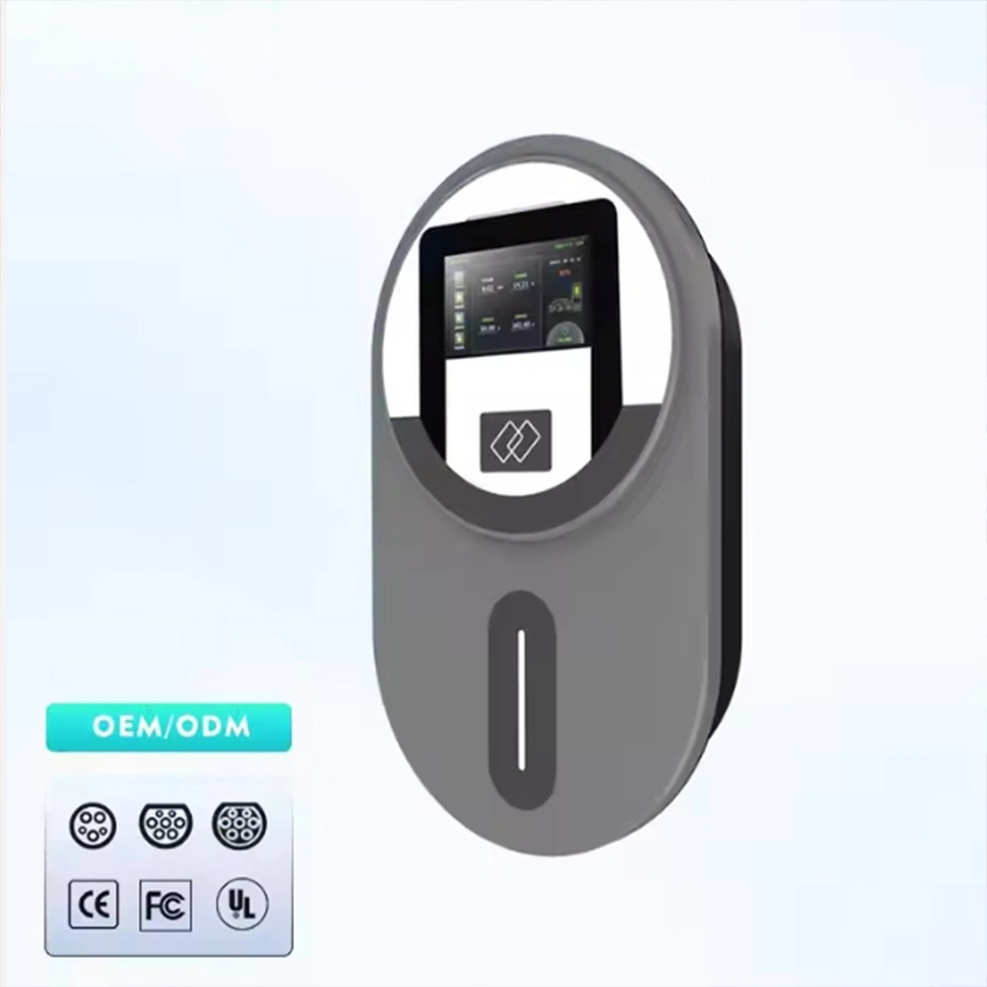 Electric Car Charger Station with IEC62196 Type2 Charging Plug