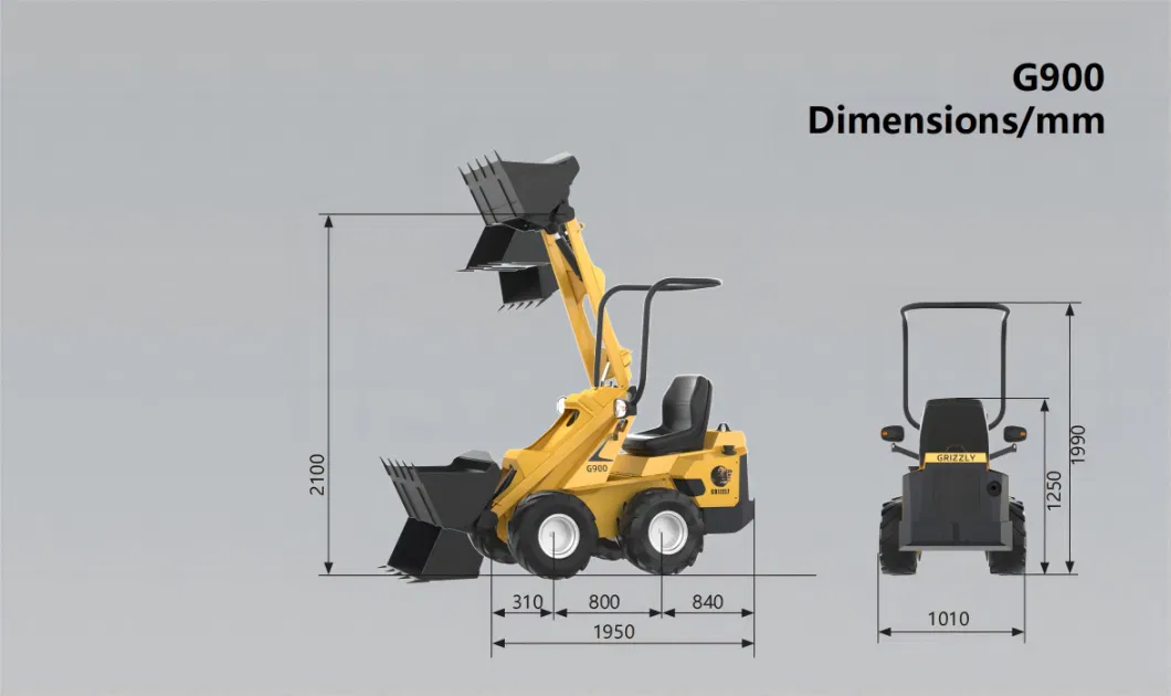 Small Multi-Functional Small Electric Loaders for Sale CE