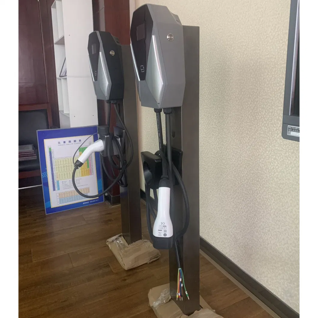 European Standard Type 2 Electric Vehicle Charging Pile 3 Phase 16A 11kw EV Home Charger with 4G APP