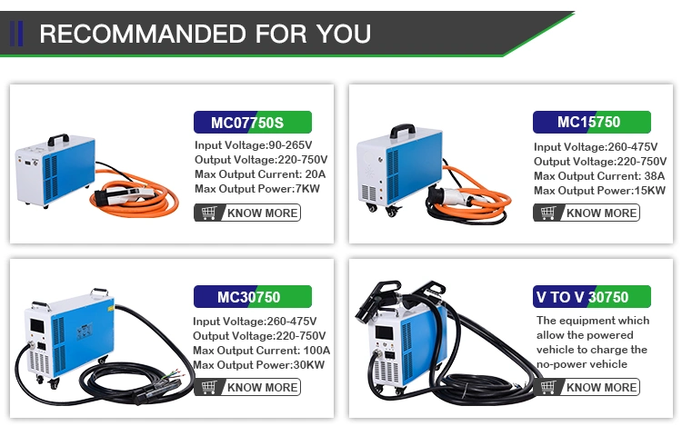 Movable 20kw 38A DC Fast CCS2 EV Charging Station Portable EV Charger for Electric Car