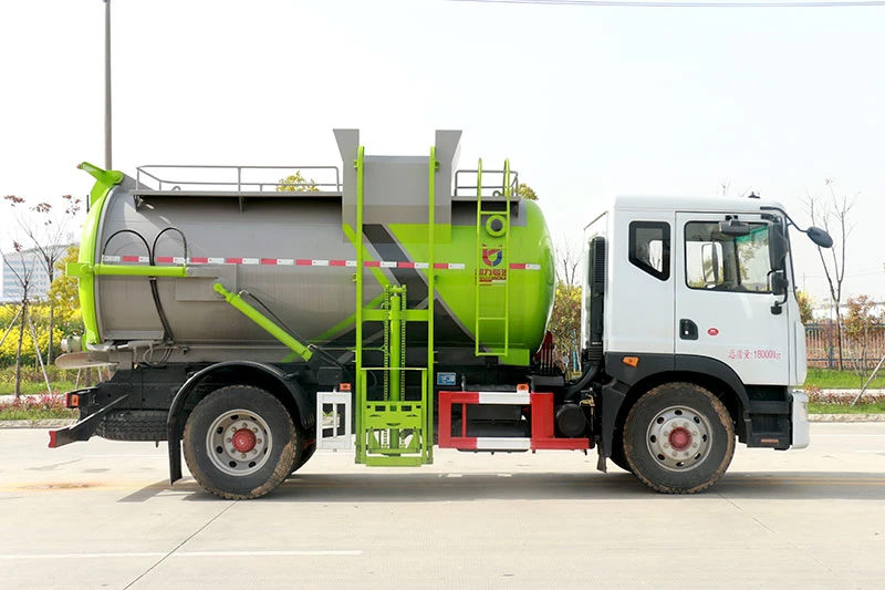 All-Closed Rear Loading Kitchen Garbage/Waste Collection Truck/Vehicle with Bin Tipper and Dumping