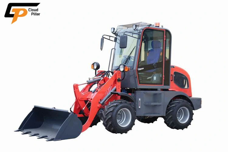 Buy 1 0.8 Ton China New Brand Electric Zl908 800kg Mini Small Compact Cheap Zl08f Articulated Front Wheel Loader Machine with Attachment CE Price List for Sale