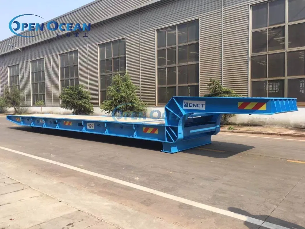 Africa Mining Loading 2 3 4 Axles Two Flatbed Semitrailer Container Trailer Container Dump Skeleton Truck Low Boy Dolly Lowbed Truck Trailer Vehicle Transport