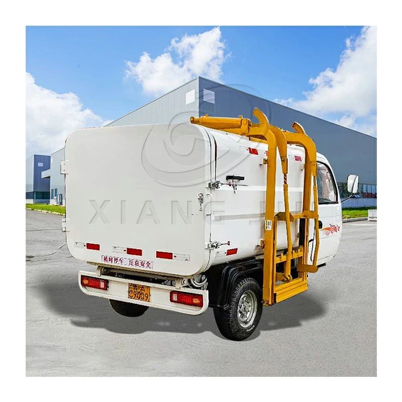 Side Loading Collector Tricycles High Quality Garbage Collector Truck Vehicles New Energy for Brazil