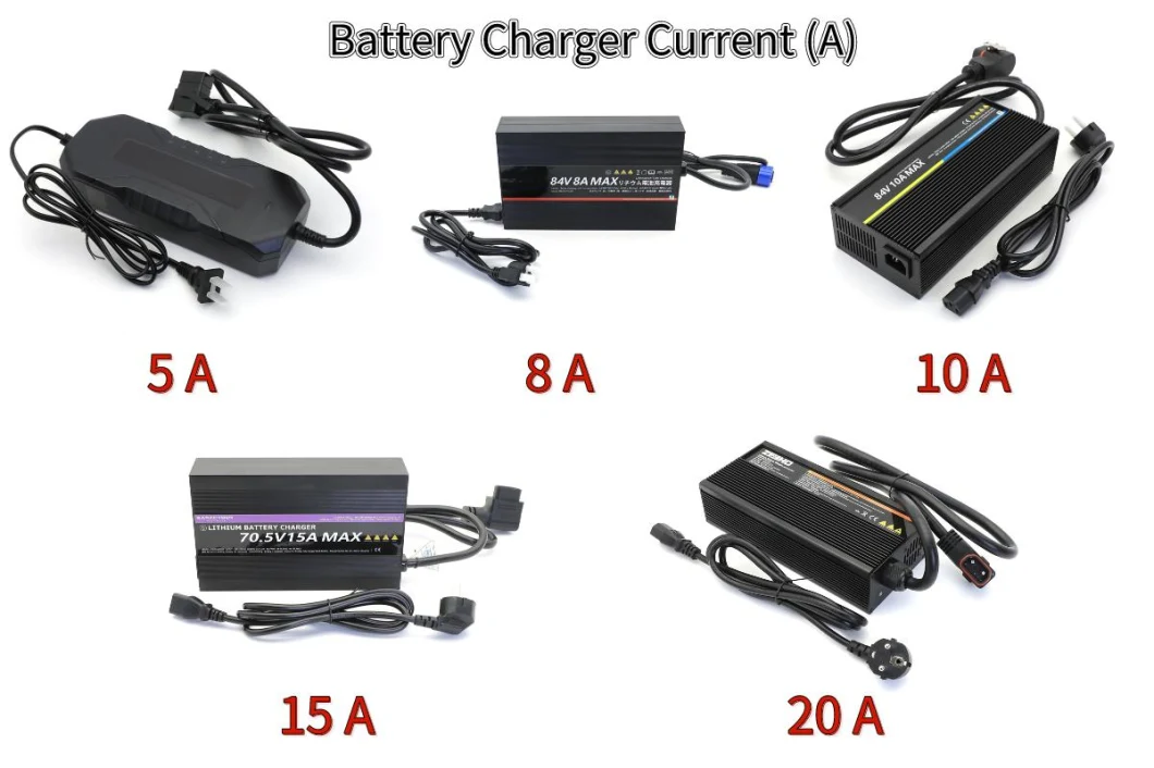 60V IP67 Waterproof Battery Charger with Pfc 71.4V 10A Electric Motorcycle Charger