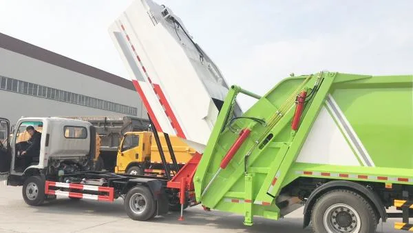 Brand New Isuz-U 5m3 Rear Loading Garbage Compactor Truck Compression Docking Refuse Collector Special Vehicle