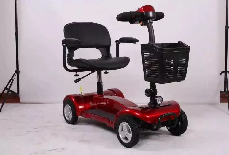 Low Price Four Wheel Electric Mobility Scooter with Basket