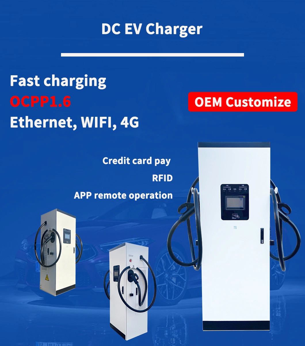 Fast DC EV Car Charger for Electric Charging Station with CCS1 CCS2