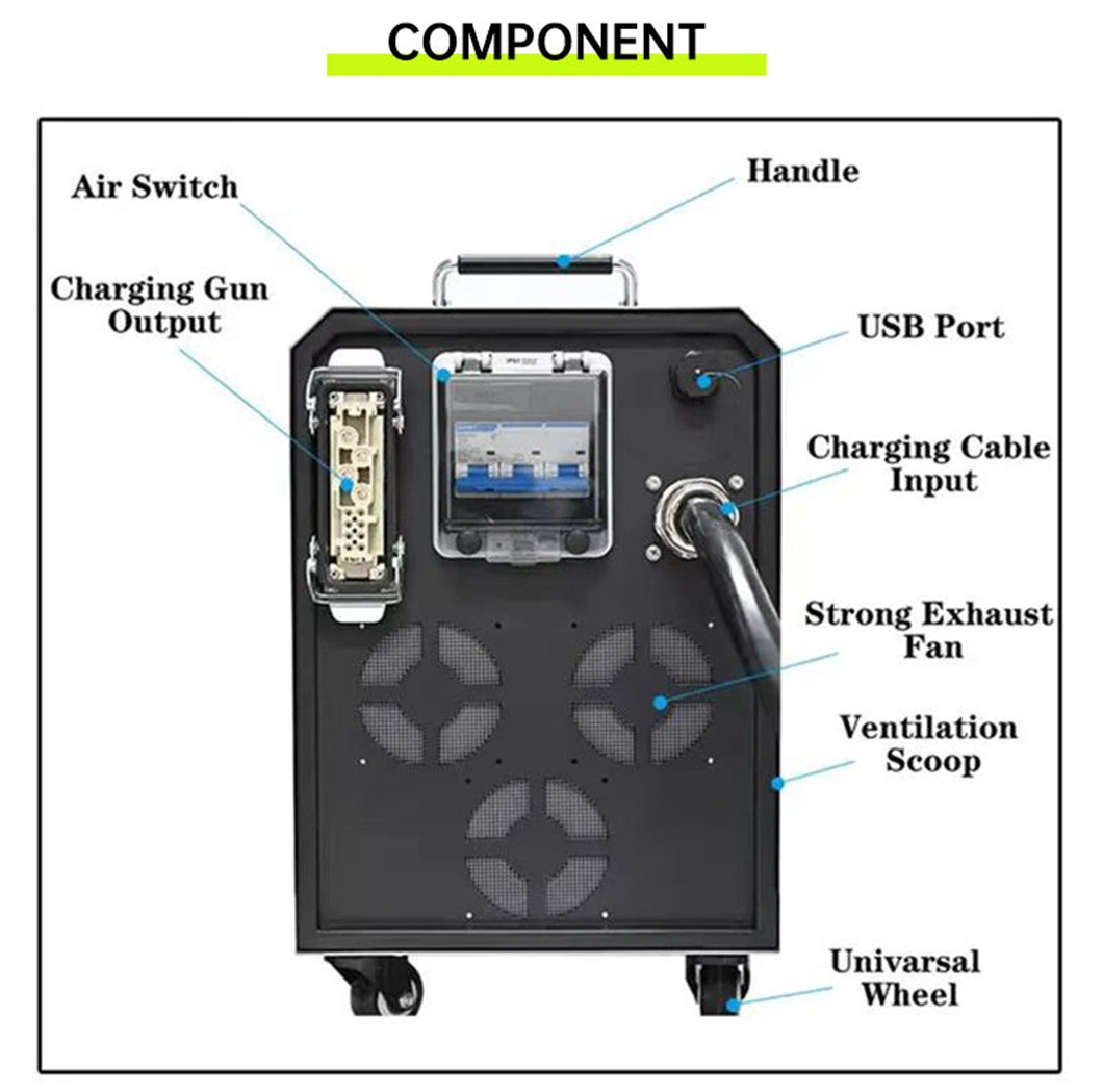 30kw DC EV Charger Electric Vehicle Fast Charging Pile Gbt Home EV Charging Stations for Sale