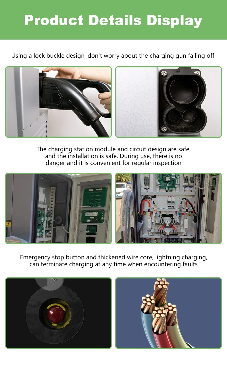 CCS 2 Fast EV Charger Manufacturer 60kw 120kw 150kw Commercial Electric Vehicle Charging Station