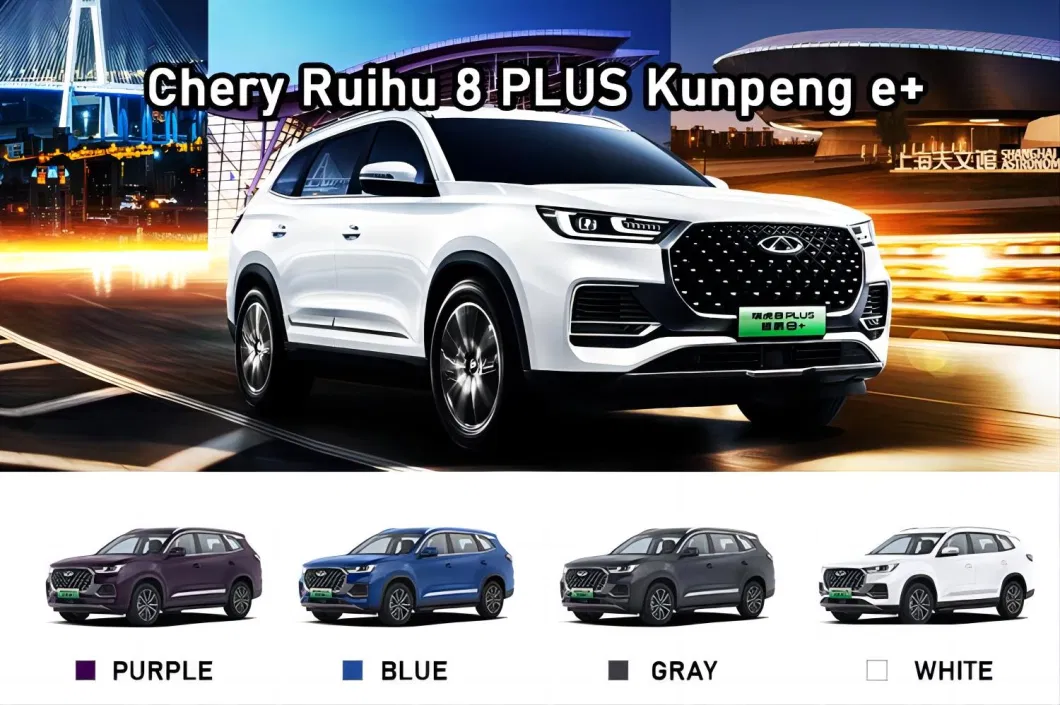 2023 New Version High Quality New Electricity and Gas Petrol Hybrid Chery Ruihu 8 Plus for Sale