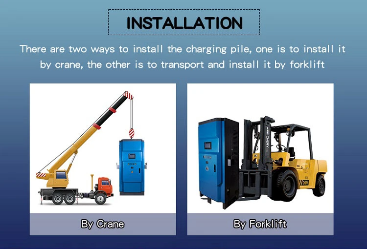 Hot Sale 60kw DC Fast EV Charger Station Commercial GB/T Electric Vehicle Charging Pile Ocpp1.6