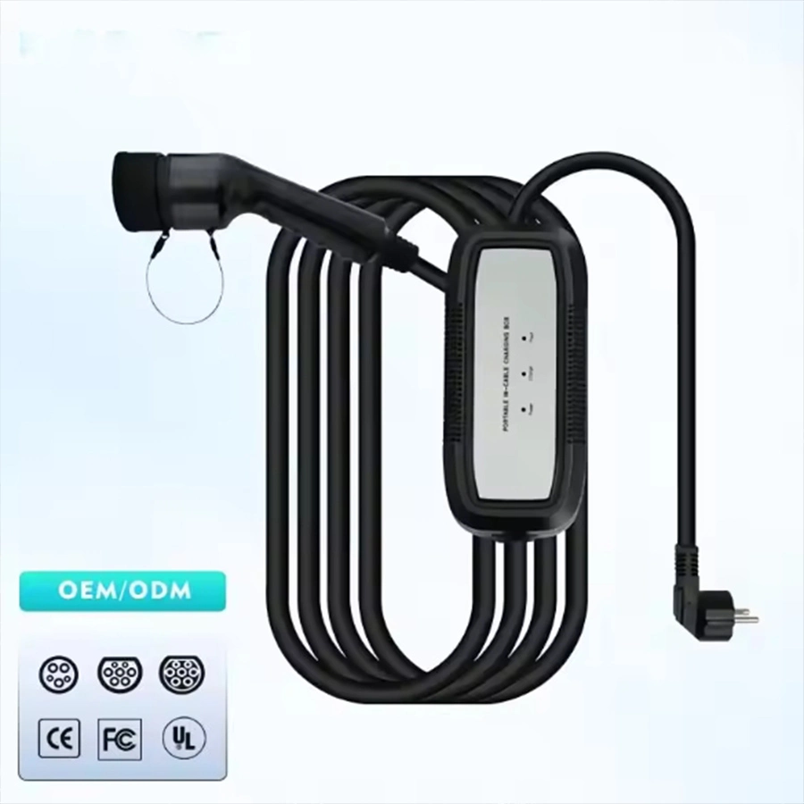 Electric Car Charger Station with IEC62196 Type2 Charging Plug