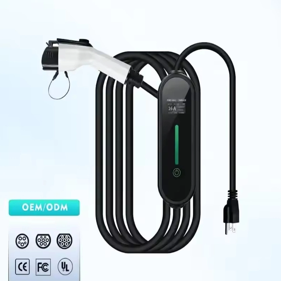 Electric Car Charger Station with IEC62196 Type2 Charging Plug