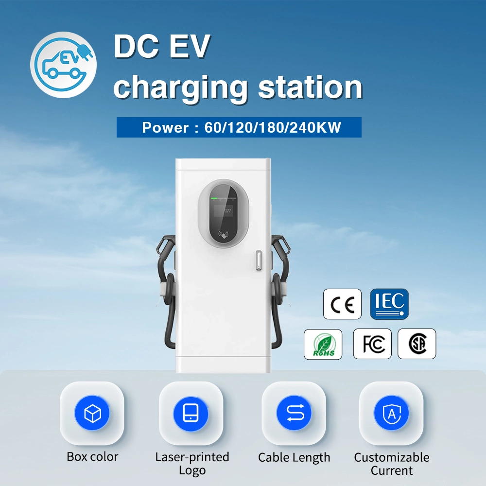 Electric Vehicle CCS1 CCS2 80kw/120kw/180kw AC DC EV Charger Car Charging Station