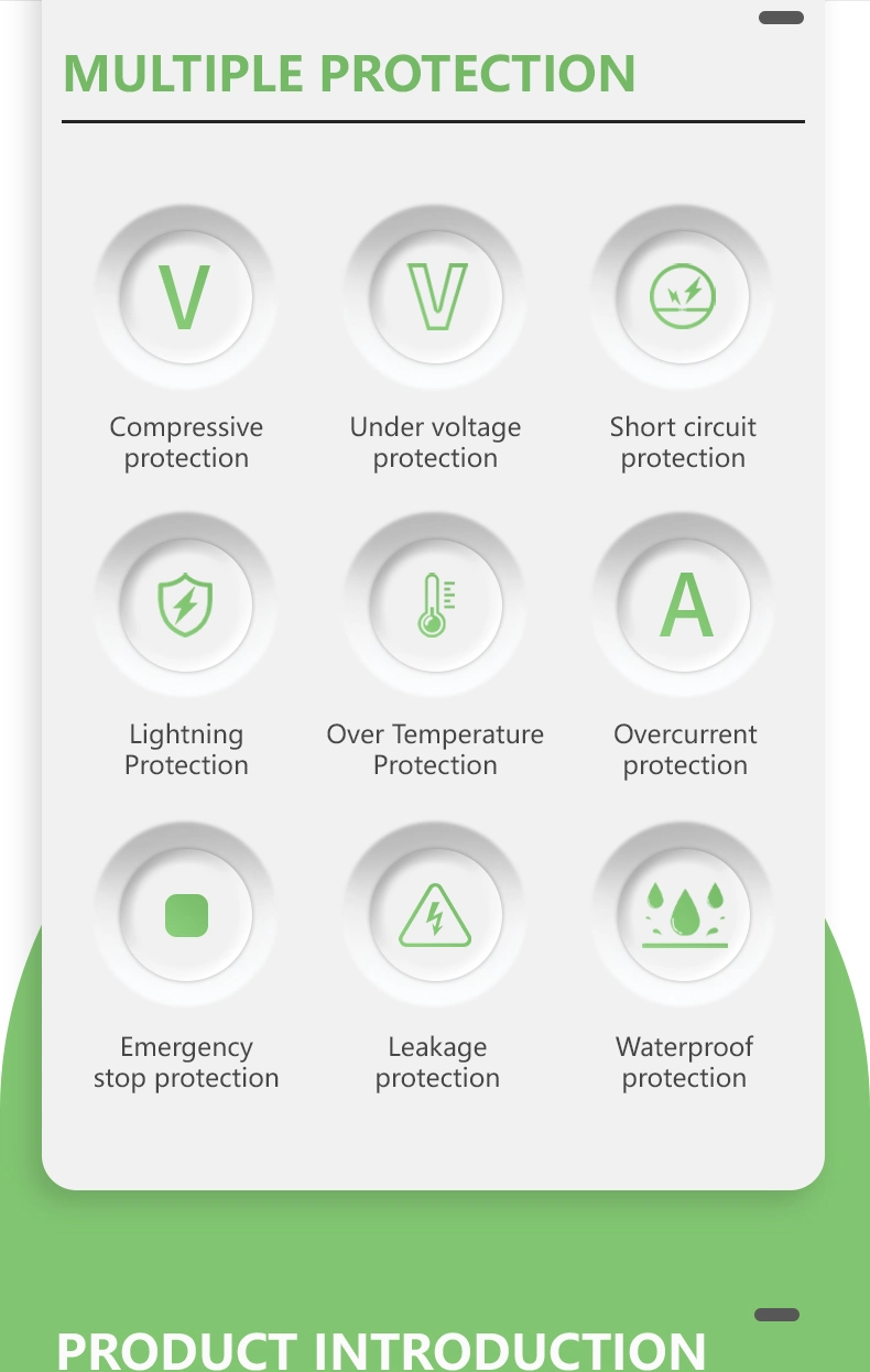 7kw Wall Box Home EV Charger 11kw 22kw Type2 Universal Fast AC Electric Car Charging Station