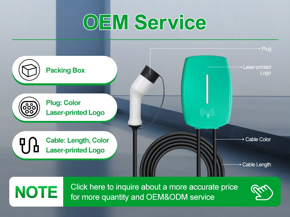 New Product 16A EV Charging Station Type1 Wallbox Charger Pile