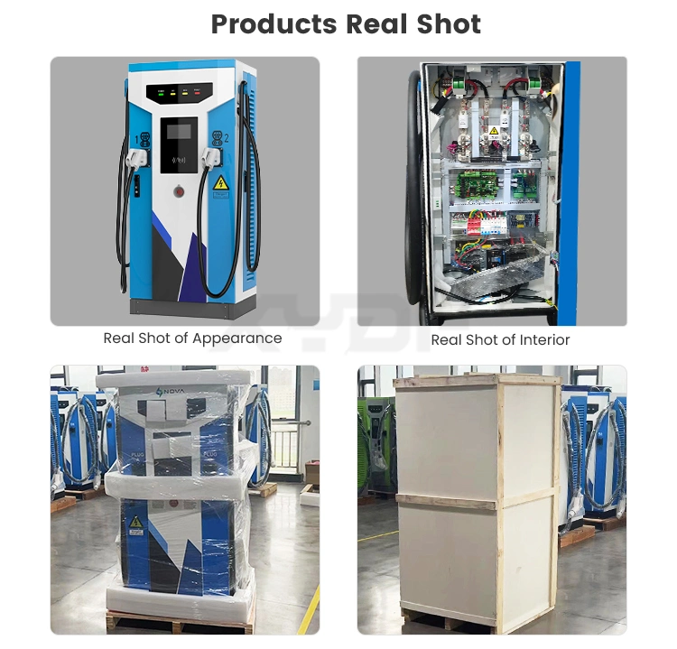 Xydf Double Plugs 60kw 120kw Gbt, CCS1, CCS2, Chademo Electric Vehicle Commercial Charging Pile DC Fast EV Public Charging Station