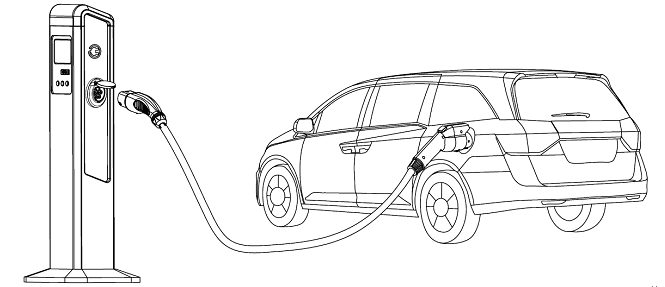 Portable 16A 11kw Type 2 EV Charger Evse Level 2 Charging Station