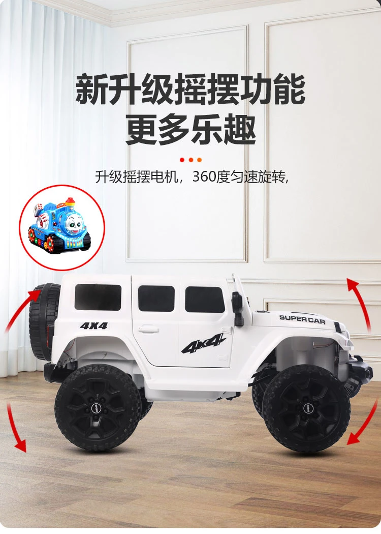 Selling Children&prime;s Jeep Toy Cars/Portable Pull Rods/Baby Charging Electric Cars