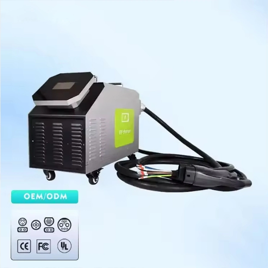 Electric Car Charger Station with IEC62196 Type2 Charging Plug