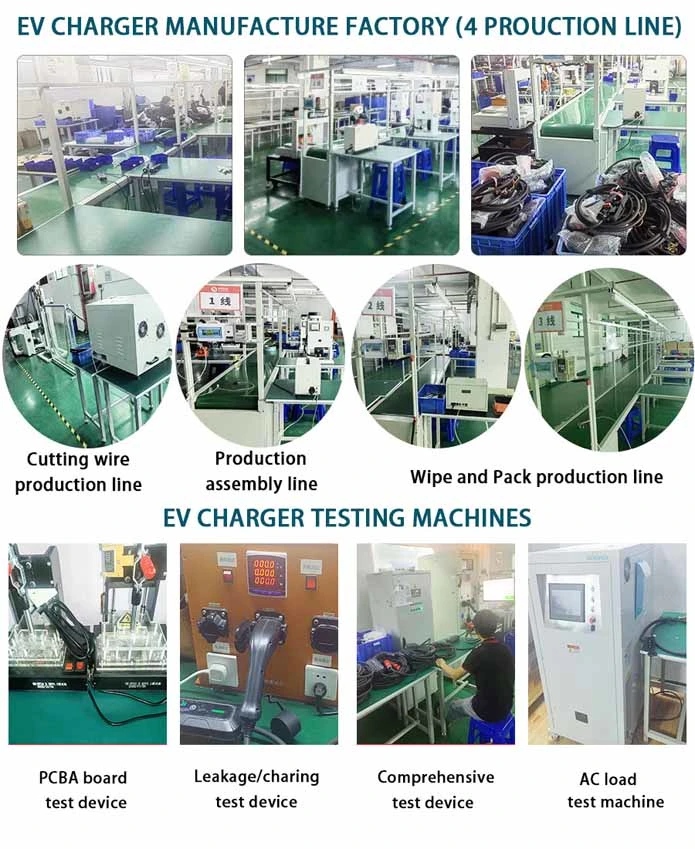 22kw 32A Type2 Mode3 Wall Box EV Charger with TUV Certified