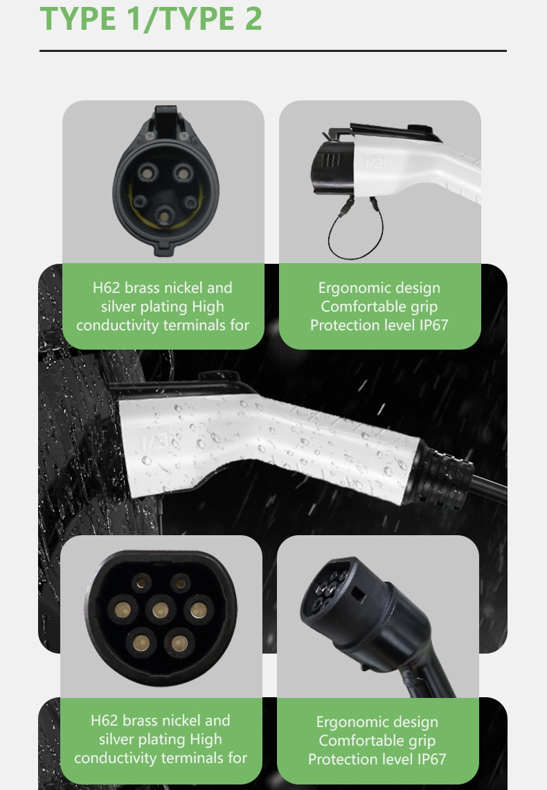 7kw Wall Box Home EV Charger 11kw 22kw Type2 Universal Fast AC Electric Car Charging Station