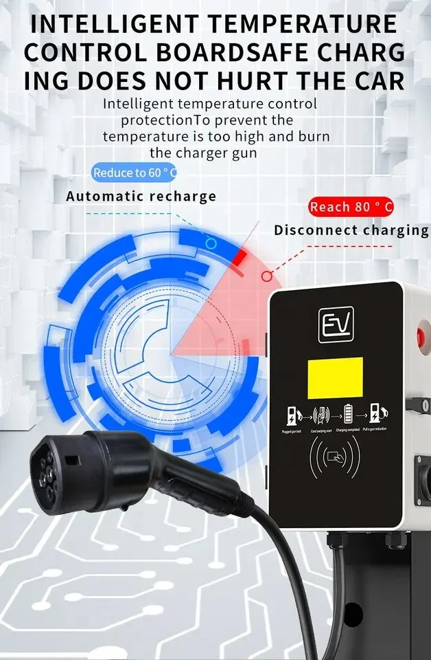 New Business EU Standard Electric Vehicle Charging Pile Wall Box 11kw Type 2 Charging Station, with CE Certificate to Facilitate The Charger for The Car at Home