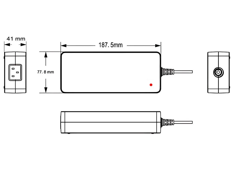 Smart Charger 12V 12A 240W DC 14.7V for SLA /AGM /VRLA /Gel Lead-Acid Battery for Motorcycle and Deep Cycle Batteries C-Tick FCC GS Ices SAA Rcm Ukca UL