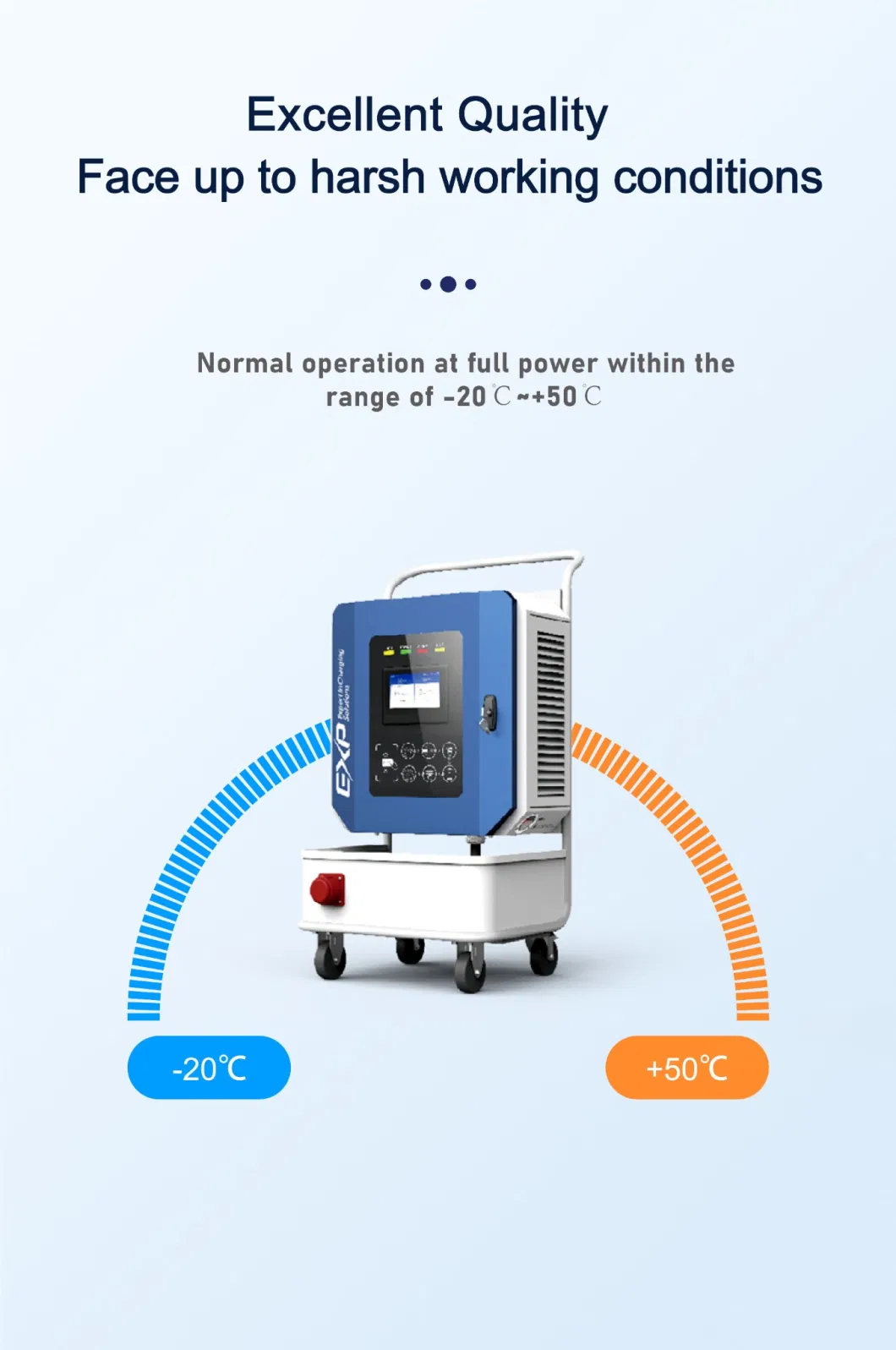 30kw Column Stand EV Charger Pedestal Installation DC Electric Vehicle Charging Point IP54