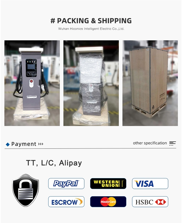 DC Level 3 Used for Fast Plug-in Charging up to 350 Kw Charger Car Station