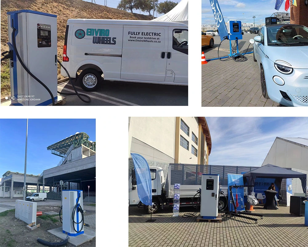 30kw Column Stand EV Charger Pedestal Installation DC Electric Vehicle Charging Point IP54