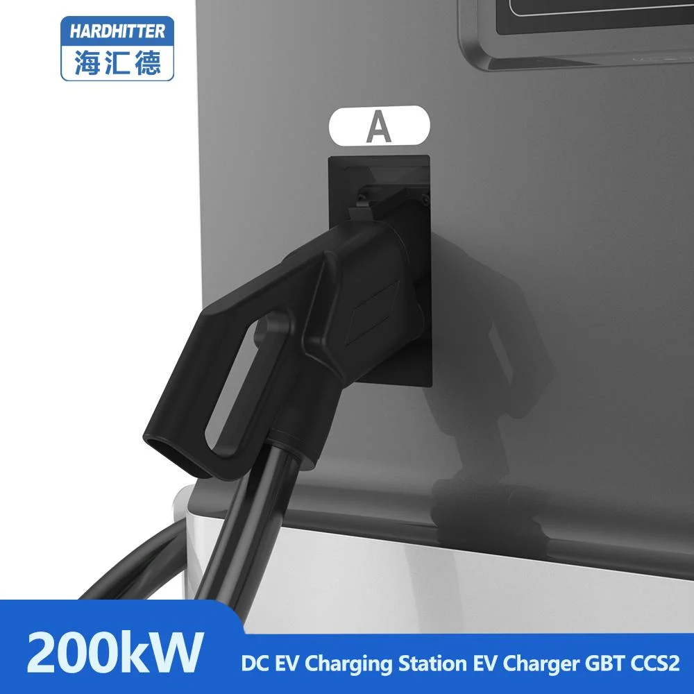 Reliable Factory Supplier DC 200kw Gbt CCS2 Quick EV Charger Electric Vehicle Car Commercial Charging Pile Floor Mounted DC Fast EV Charging Stations