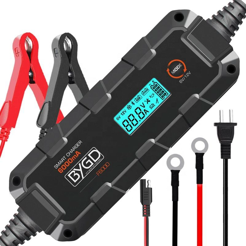 12V 6A Quick Charging Car Battery Charging Motorcycle Charger Full Intelligent Automatic Repair Battery Charger