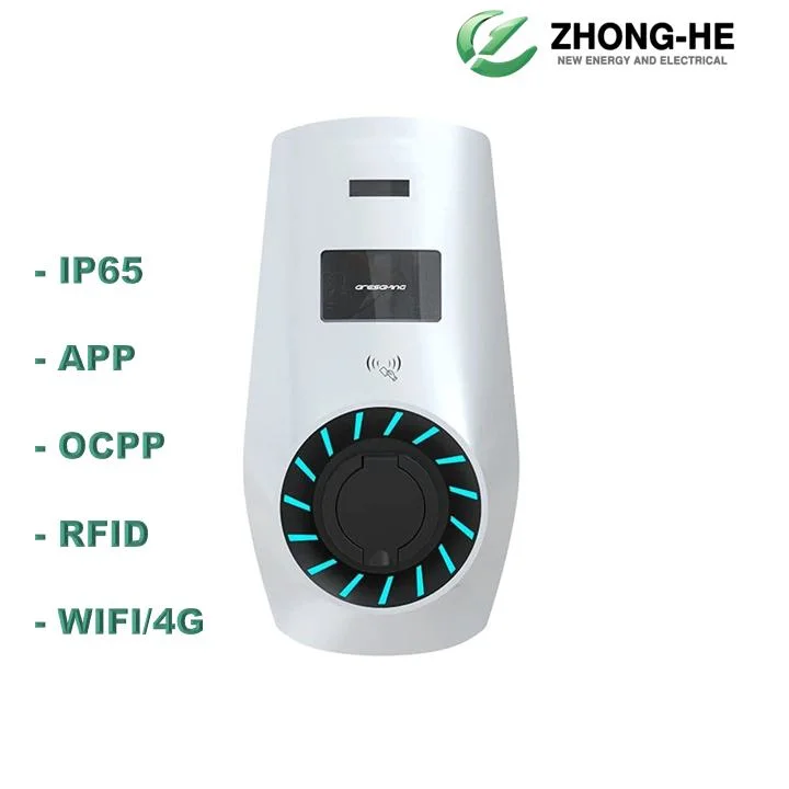 Single Phase Wallbox Type 2 32A Electric Car Charger EV Charger Station Manufacturers RFID Wall Box 22kw AC EV Charger