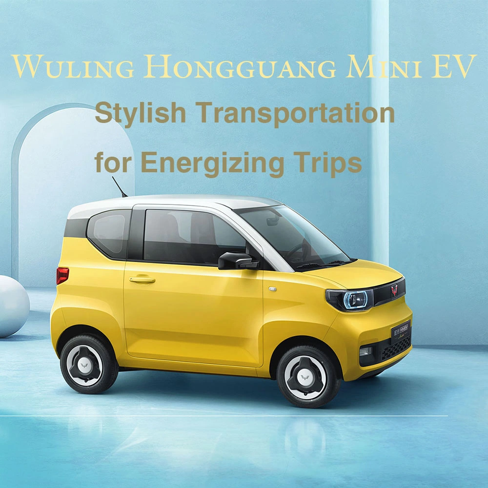 Wuling Hongguang Miniev 2024 Macaron 170km Used Fast Charging Small EV Car 3 Doors 4 Seats Pure Mini Electric Car