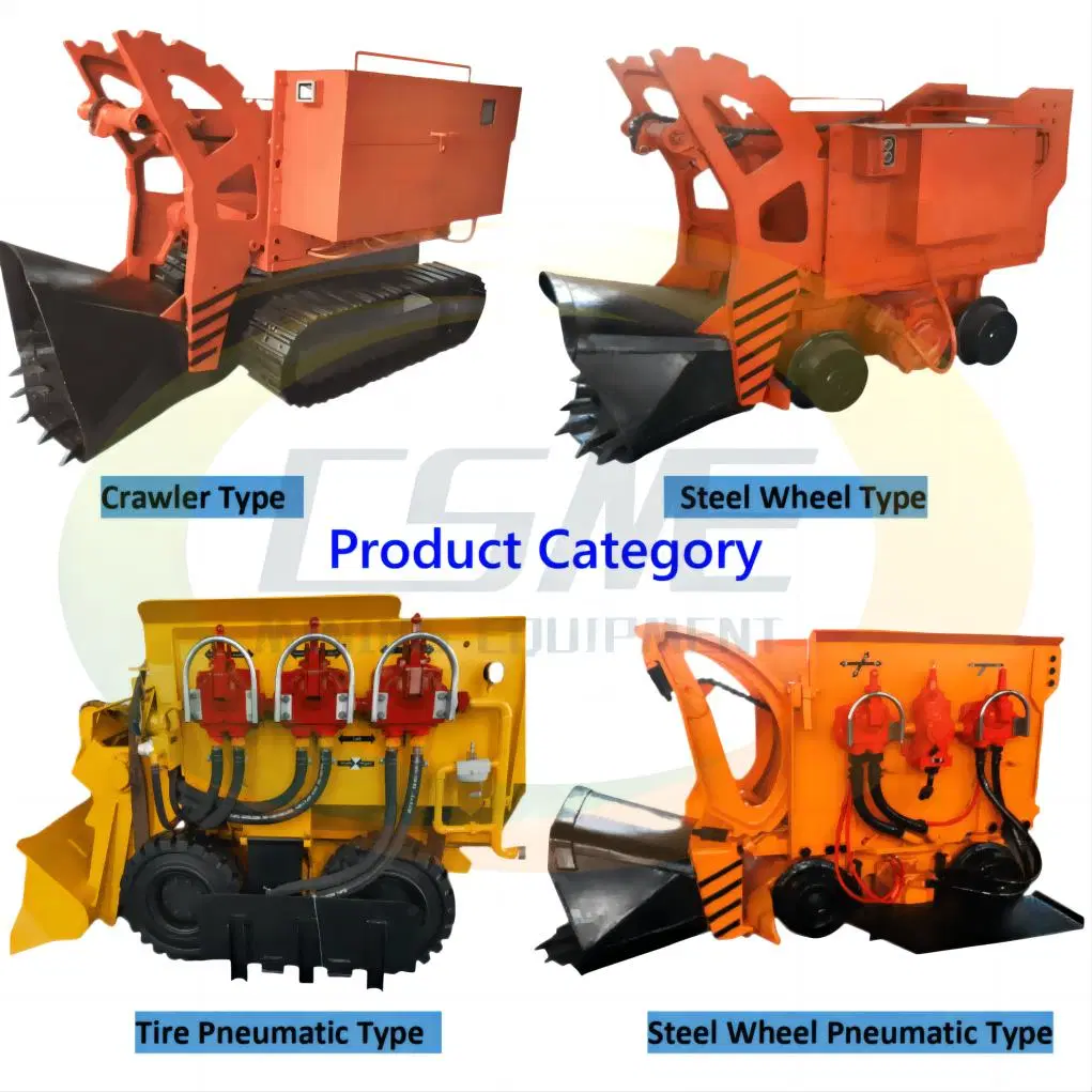 Z Series Electric Pneumatic Wheel Tire Crawler Rock Loader for Mine