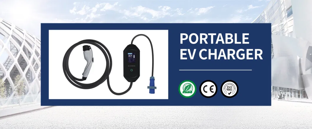 Ee S&T Top-Rated Efficient and Handy Low Power Portable AC Electric Car EV Charger 16A 3.5kw with CE Certification