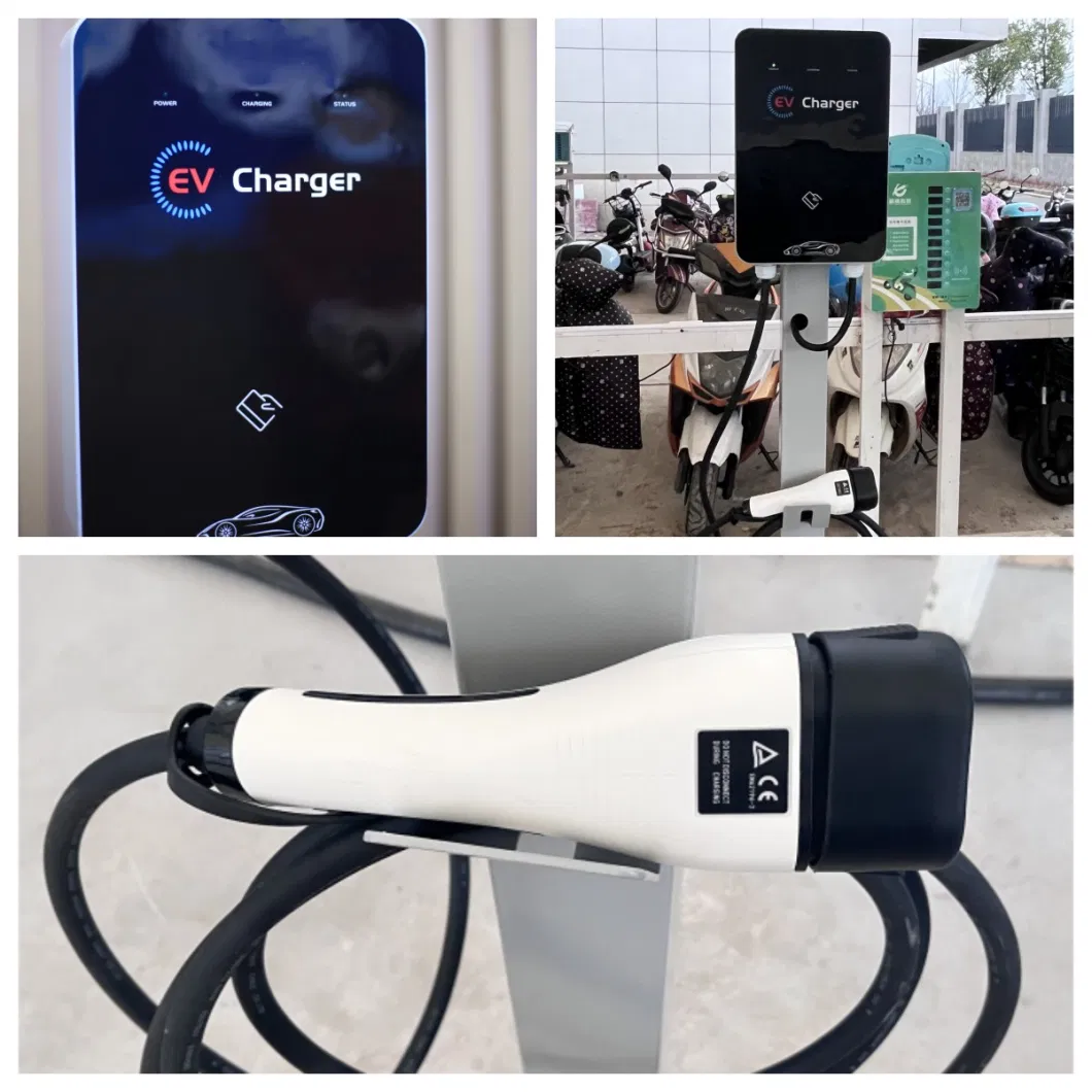 Business Ocpp Type2 7kw 11kw 22kw 16A 32A AC Charging Station for Electric Vehicles Wallbox EV Charger